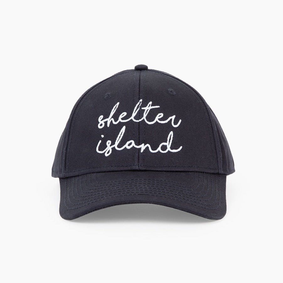 Shelter Island Script Dad Hat
