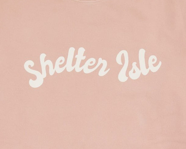 Shelter Isle Dusty Pink Crewneck