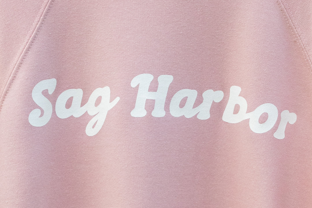 Sag Harbor Retro Sweatshirt, Dusty Pink