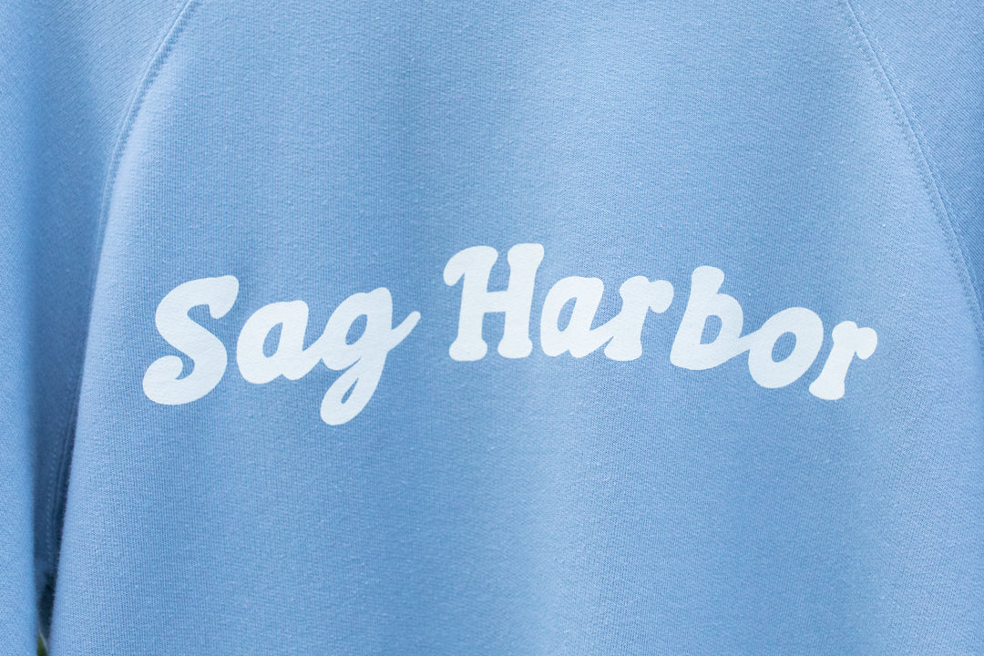 Sag Harbor Retro Sweatshirt by Shelter Island clothing boutique, Shelter Isle 